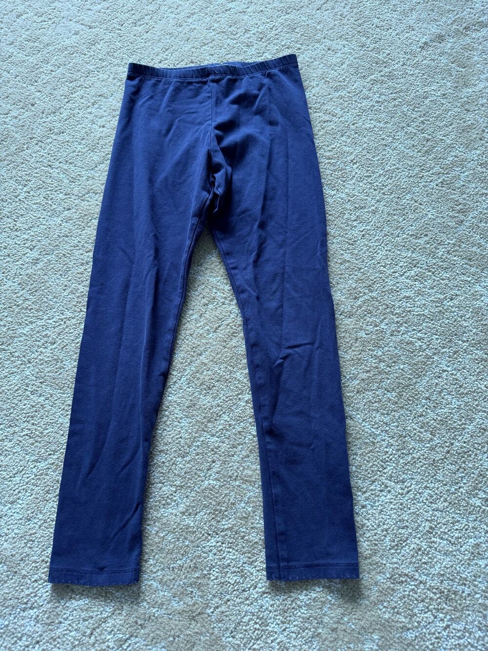 H&M Navy Blue Girl’s Ankle Leggings - 8